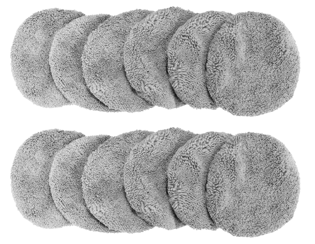 Tampons microfibre ronds pour robot lave-vitres – lot de 2