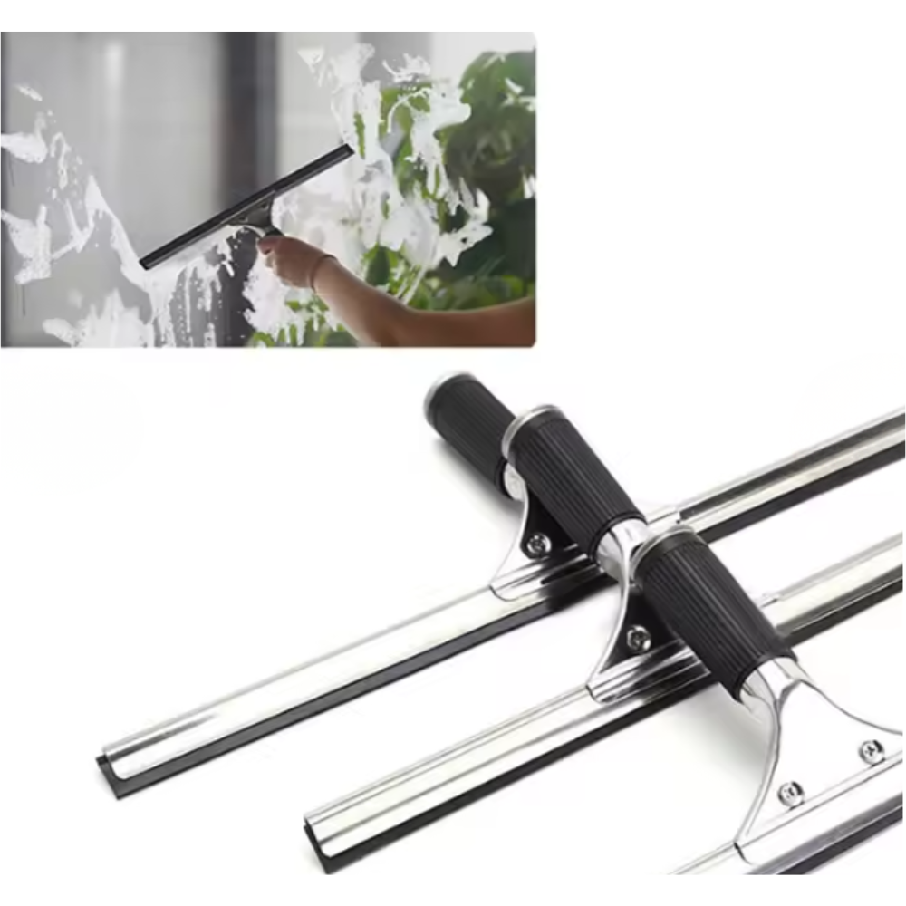 Raclette de vitres en acier inoxydable – 25 cm / 35 cm / 45 cm
