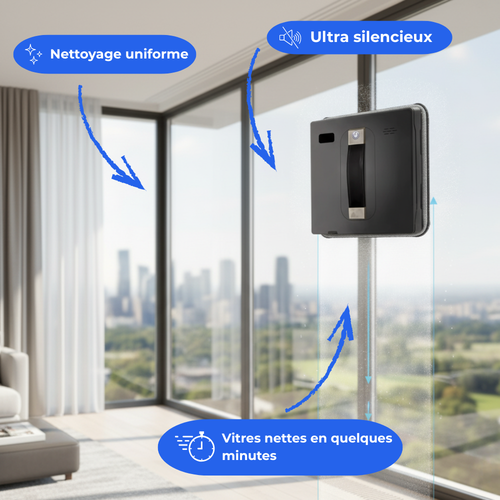 EdgeMate C1™ – Le nettoyage précis des vitres en hauteur
